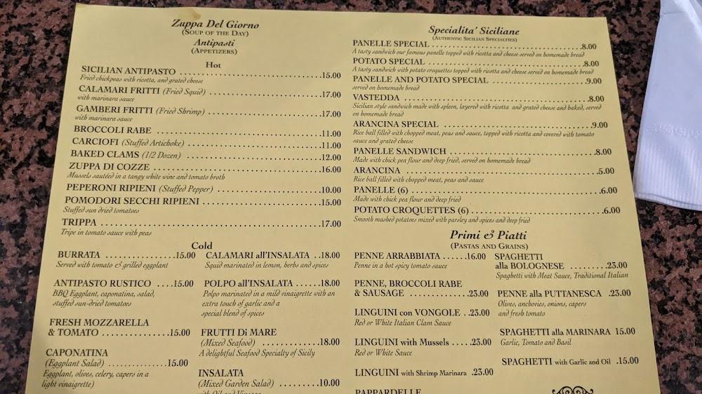 Ferdinando's Focacceria Sicilian Antipasto